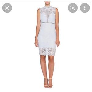 Bardot lt blue lace dress